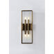 Santa Clara 4 Light 8.25 inch Patina Brass ADA Wall Sconce Wall Light